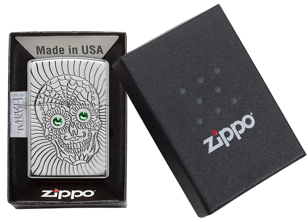 Zippo 167 Sugar Skull Design (49172)