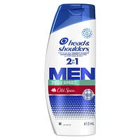 Head & Shoulders Old Spice Pure Sport 2-in-1 Anti-Dandruff Shampoo + Conditioner for Men, 613ML