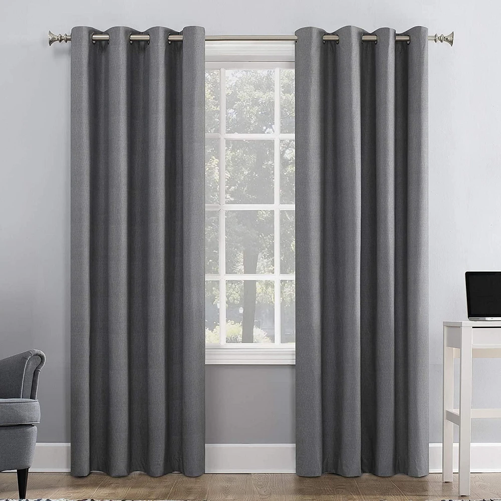 Sun Blocker Thermal Insulated 100% Blackout Grommet Curtain Panel