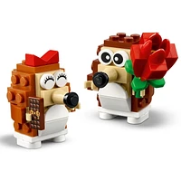 LEGO Hedgehog Picnic Date Building Toy - Animal Figures & Playset for Kids, Boys and Girls, Ages 8+ - Gift Idea for Birthdays - with 2 Hedgehog Toys and Accessories - 40711