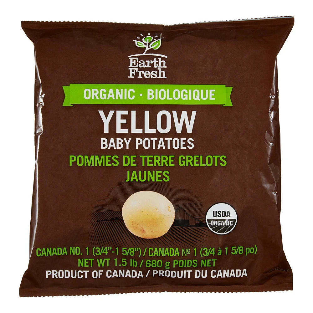 Earth Fresh Organic Yellow Baby Potatoes