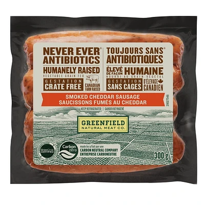 Greenfield Natural Meat Co Smoked Cheddar Sausage