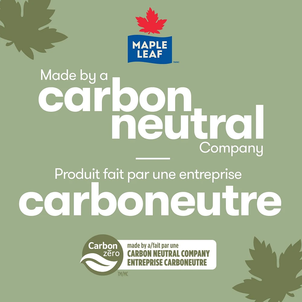 Saucisses de porc à déjeuner naturelles entièrement cuites Maple Leaf 300 g