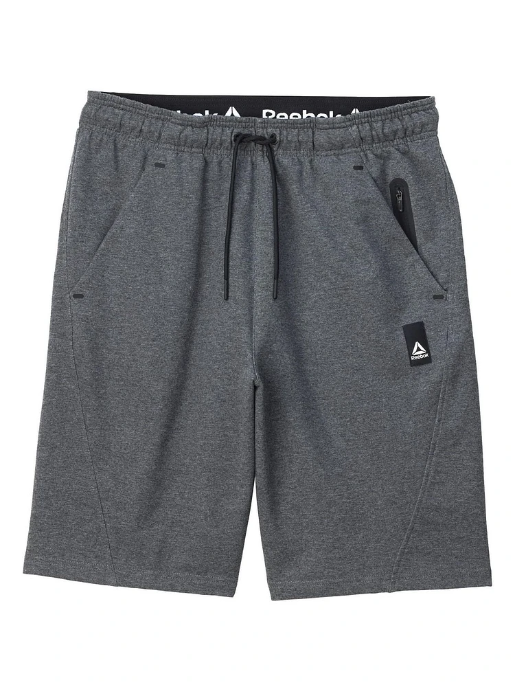 Reebok Men's Advance Knit Shorts, 10" inseam