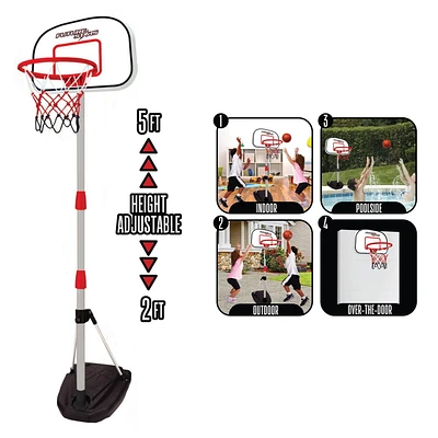 Future Stars 4-in-1 Junior Adjustable Basketball System