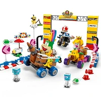 LEGO Super Mario: Mario Kart Baby Peach & Grand Prix Set Home Circuit - Nintendo Toy Building Set for Kids, Girls and Boys, Ages 8+ - Collectible Mario Kart Toy - Gift Idea for Birthdays - 72036