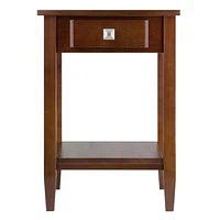 Winsome Richmond End Table Tapered Leg in Walnut finish - 94118