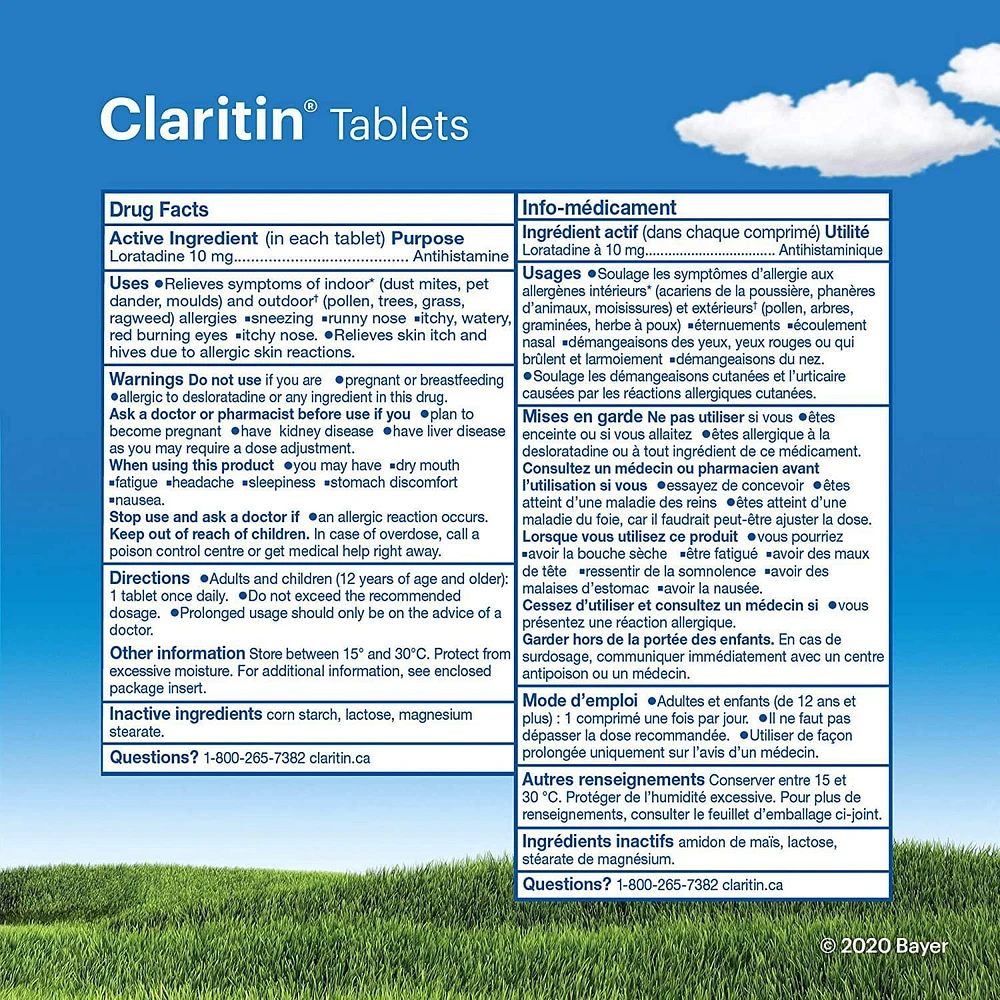 Claritin® 50+20 Tablets