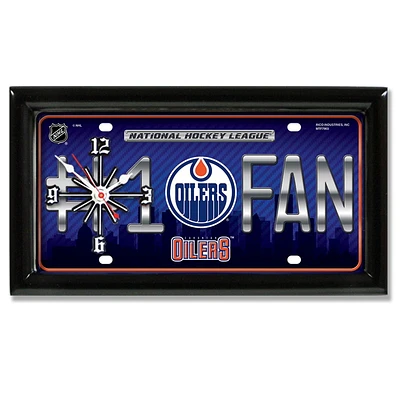 NHL Edmonton Oilers Clock