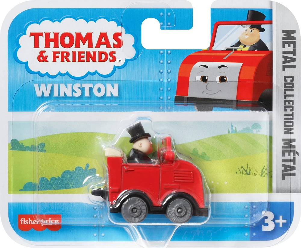 Thomas & Friends Winston Diecast Metal Push-Along Toy Rail Vehicle for Preschool Kids