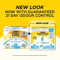 Tidy Cats Poids Plume avec Glade Source Pure Multichat, Litière Agglomérante pour Chats 5,44 kg 5,44 kg