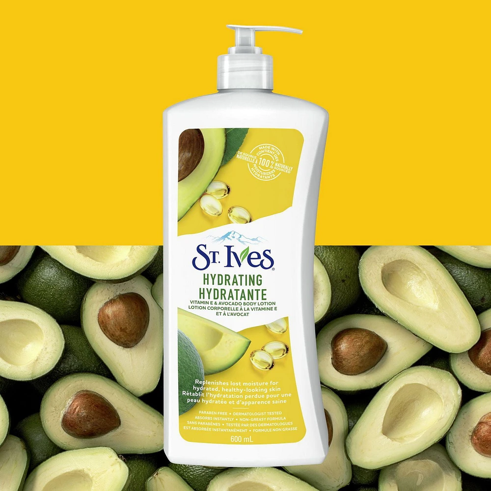 St Ives Vitamin E & Avocado Body Lotion, 600 ml Body Lotion