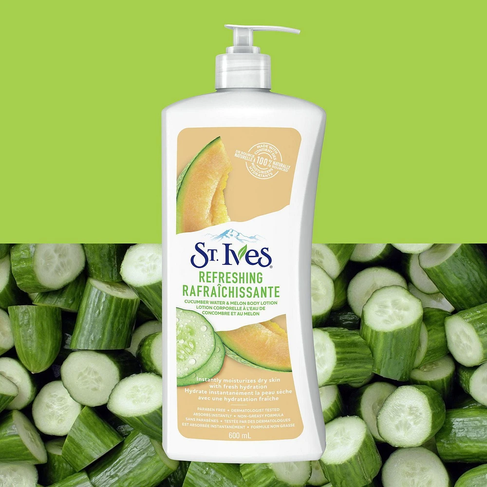 St Ives Cucumber Water & Melon Body Lotion, 600 ml Body Lotion