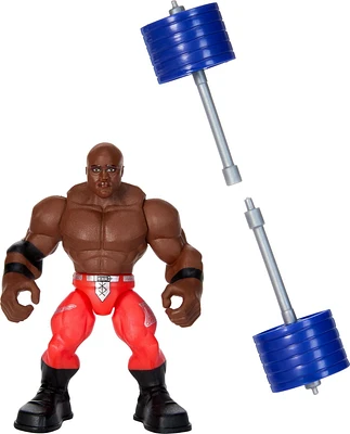 WWE Action Figure Knuckle Crunchers Bobby Lashley with Battle Accessory