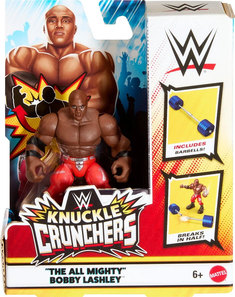 WWE Action Figure Knuckle Crunchers Bobby Lashley with Battle Accessory