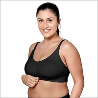 Medela 3 in 1 Nursing and Pumping Bra | Breathable, Lightweight for Ultimate Comfort when Feeding, Electric Pumping or In-Bra Pumping, Black Medium