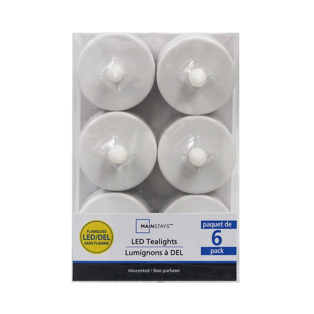 Mainstays 6PK LED Tealights