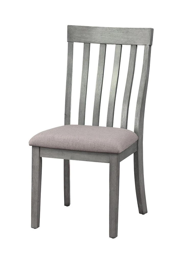 Topline Home Furnishing Side Chairs Grey 