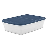 Sterilite Set of (2) 28 Qt./26 L Storage Box Blue