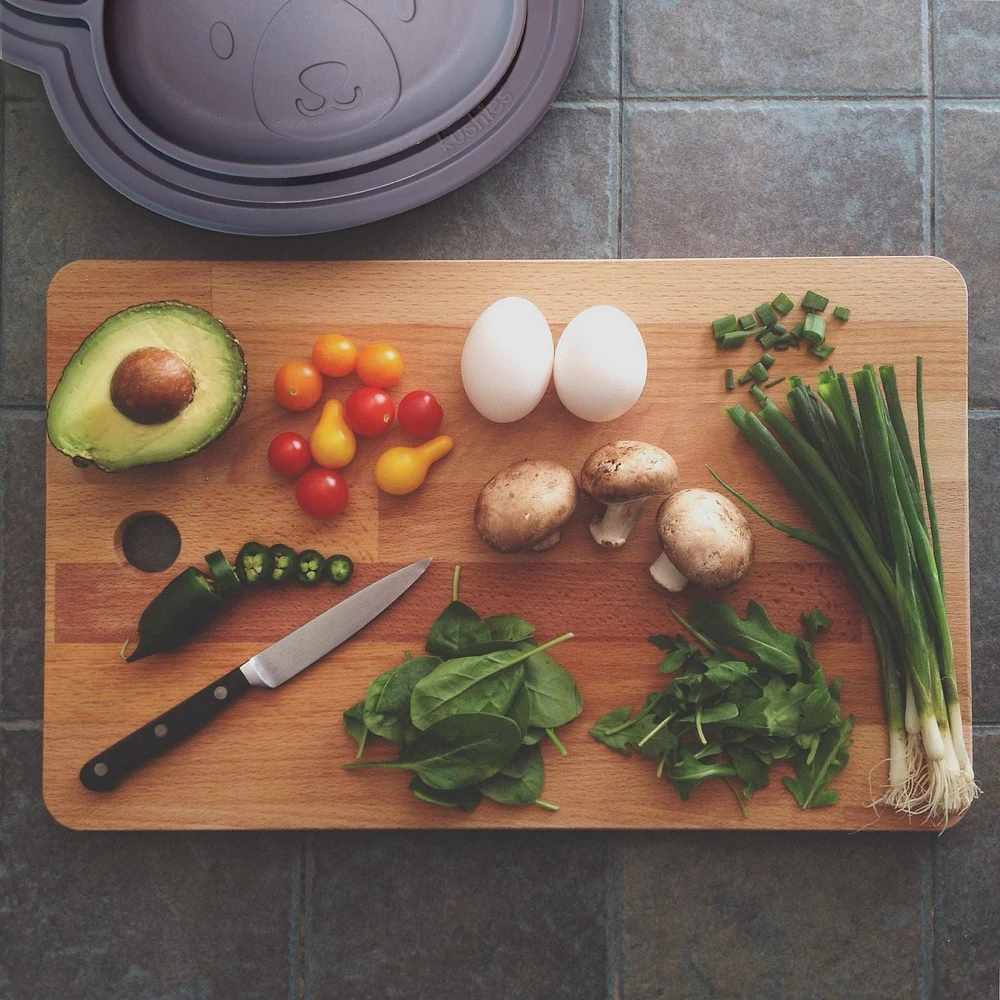 Assiette en silicone - gris foncé