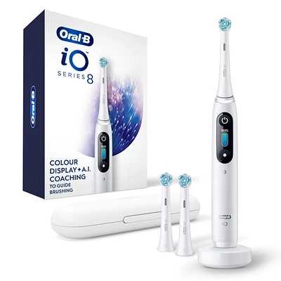 Brosse à dents électrique avec 3 brossettes Oral-B iO Series 8