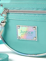 JUSTICE CIRCLE CROSSBODY BAG