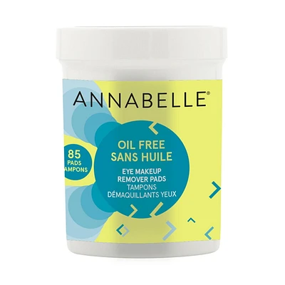 Annabelle Oil-Free Eye Makeup Remover Pads, The ideal alternative for everyday makeup removal