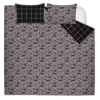 Safdie & Co. Quilt 3PC Set DQ Wild & Free