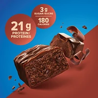 CHOCOLATE DELUXE, 21 g of protein, gluten free, 6 X 50 g bars, New Look! Pure Protein bars feature the winning combination of high protein and great taste.