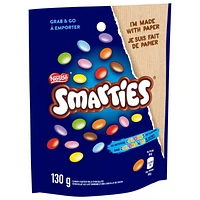 NESTLÉ SMARTIES Chocolate Resealable Bag, 130 g