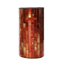 Mosaic Red Large Candle holder