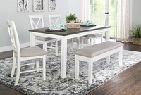 Lander Dining Table, Grey