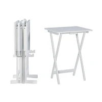 Salazar Tray Tables, White