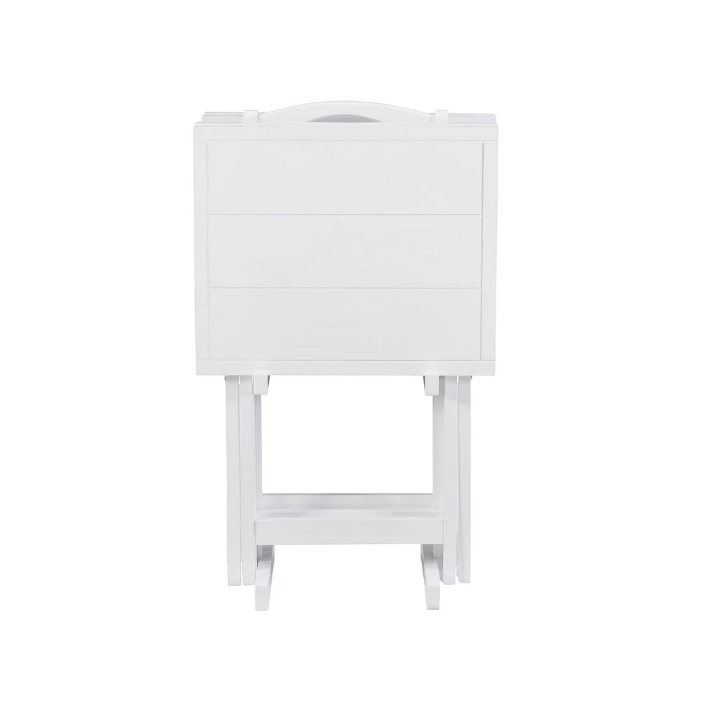 Salazar Tray Tables, White