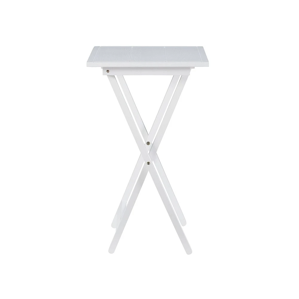 Salazar Tray Tables, White