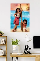 Disney Moana 2 - Moana and Simea Wall Poster, 22.375" x 34"