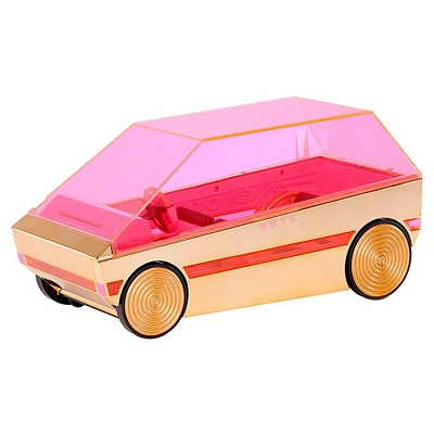 LOL Surprise 3-in-1 Party Cruiser Car with Surprise Pool, Dance Floor and Magic Black Lights, Multicolor - Great Gift for Girls Age 4+