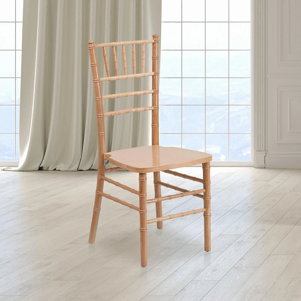 HERCULES Series Black Wood Chiavari Chair