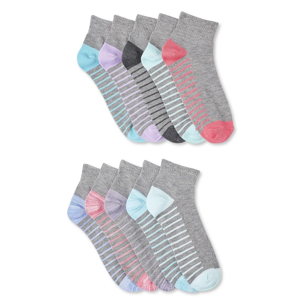 Athletic Works Women's 10 Pack Sport Socks