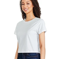 T-shirt raccourci George pour femmes Tailles TP–TTG