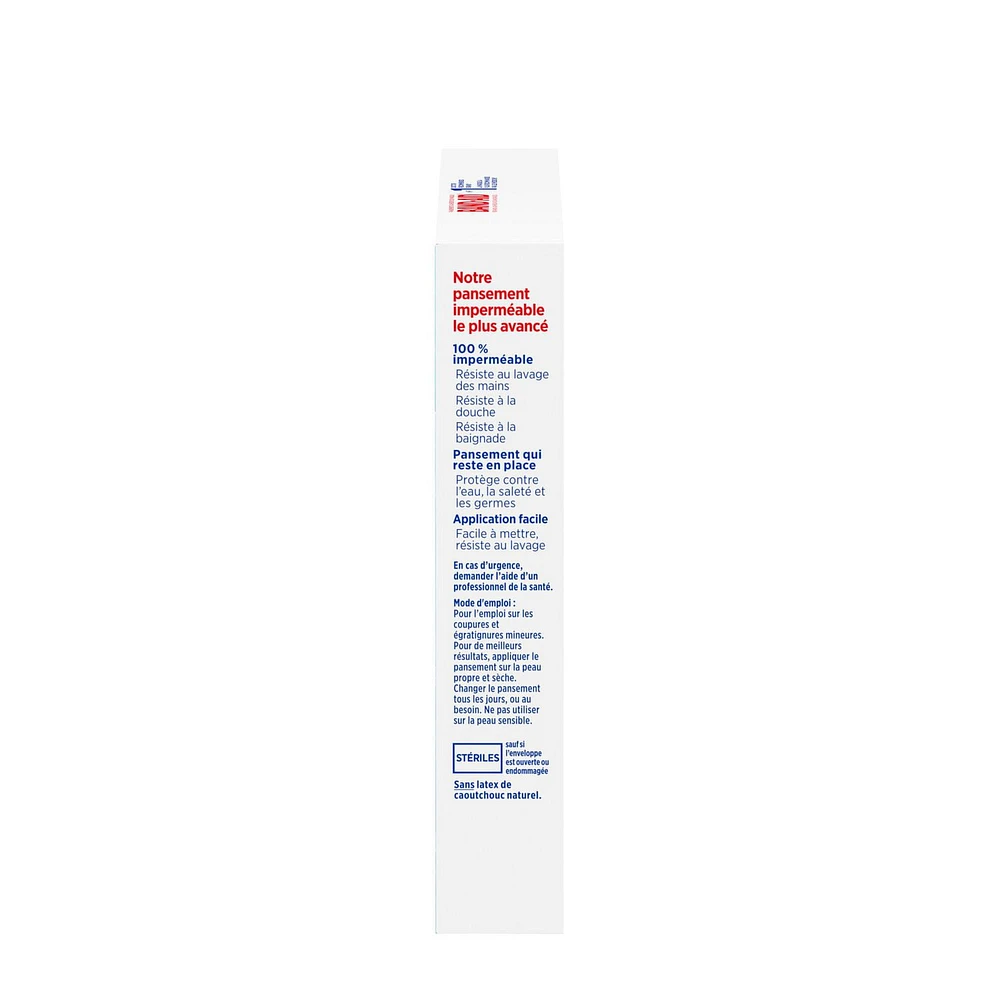 Band-Aid Brand Waterproof Clear Adhesive Bandages, Jumbo 6 unités