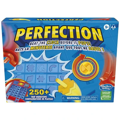 Perfection Game for Kids, Pop Up Game, Customize the Tray for Over 250 Combinations, Kids Games, Games for 1+ Players, Ages 5 and up