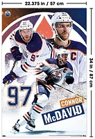 NHL Edmonton Oilers - Connor McDavid 22 Wall Poster, 22.375" x 34"