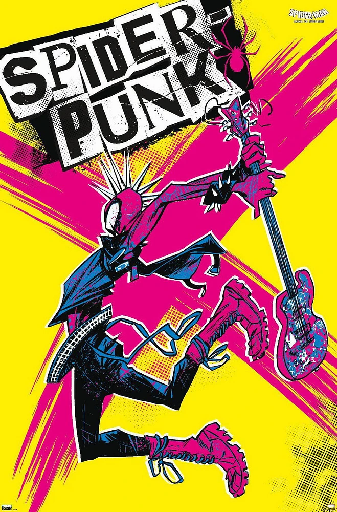 Marvel Spider-Man: Across The Spider-Verse - Spider-Punk Wall Poster, 22.375" x 34"