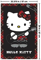 Hello Kitty: 22 Punk Red Wall Poster, 22.375" x 34"