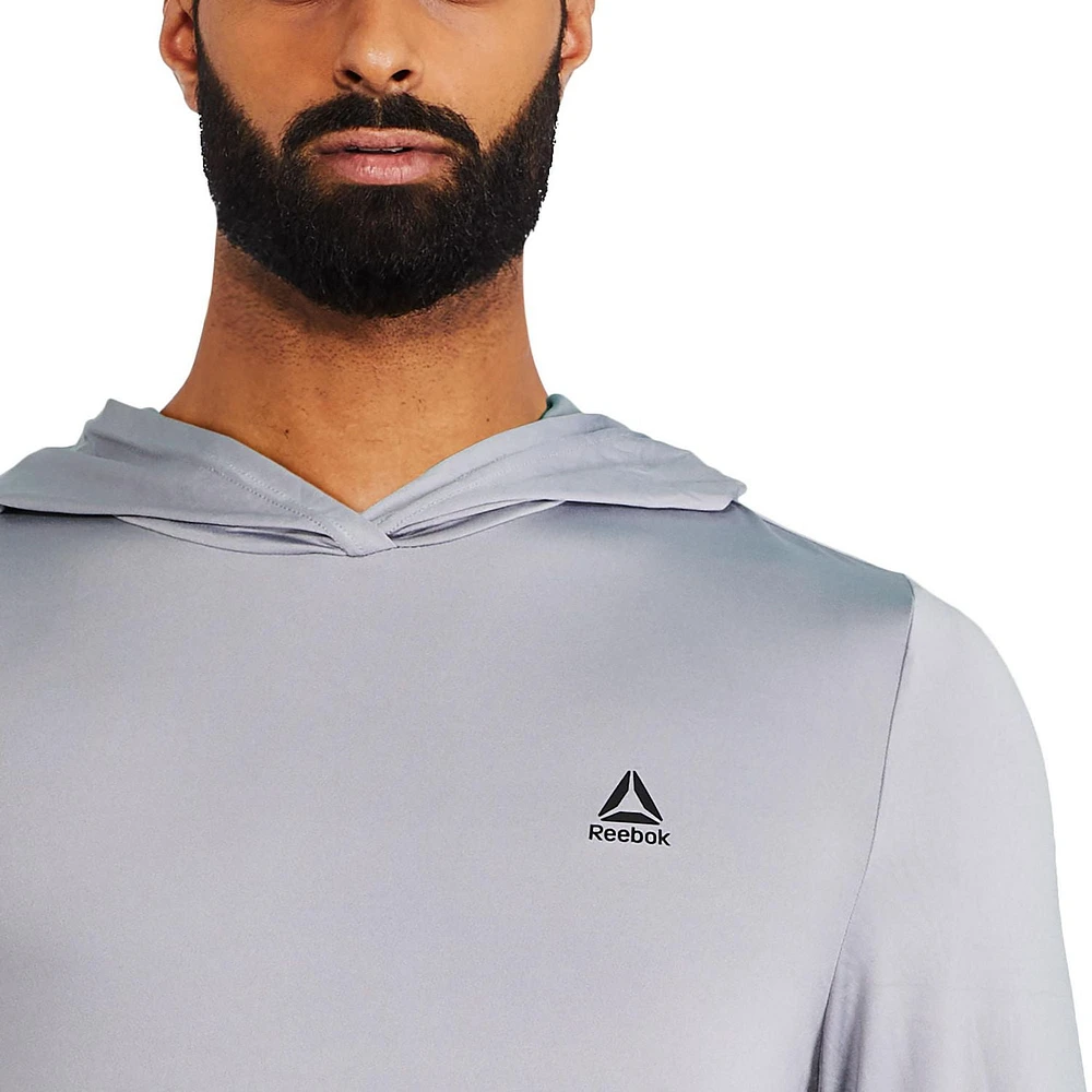 Reebok Men's Delta Long Sleeve Hooded Swim Shirt