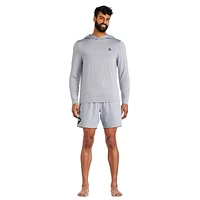 Reebok Men's Delta Long Sleeve Hooded Swim Shirt