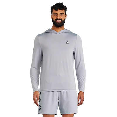 Reebok Men's Delta Long Sleeve Hooded Swim Shirt