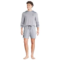 Reebok Men's Delta 7 Inch Core Volley W/ Compression, Swimwear