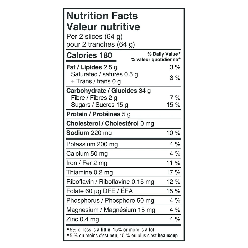 Sun-Maid®  Cinnamon Swirl Raisin Sliced Bread, 450 g